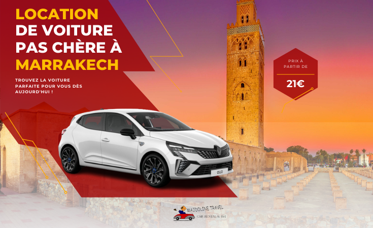 Location voiture pas chère Marrakech