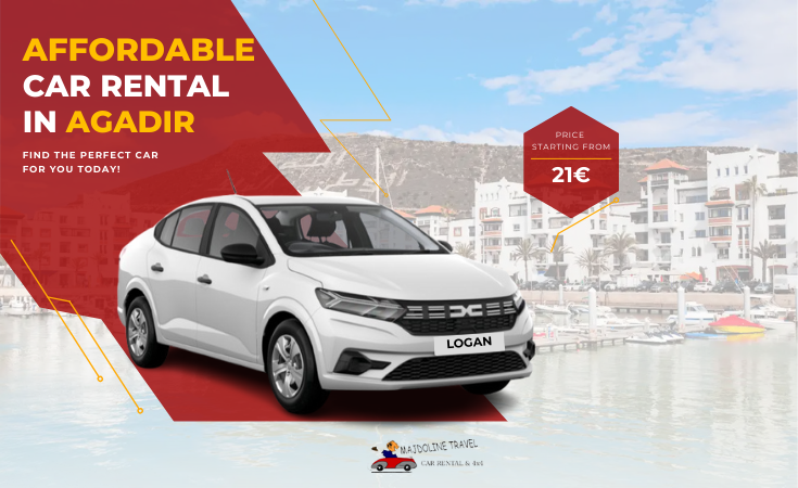 Alquiler barato de Dacia Logan en Agadir